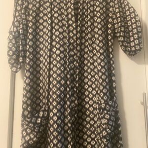 French Connection Monochrome Patterned Dress